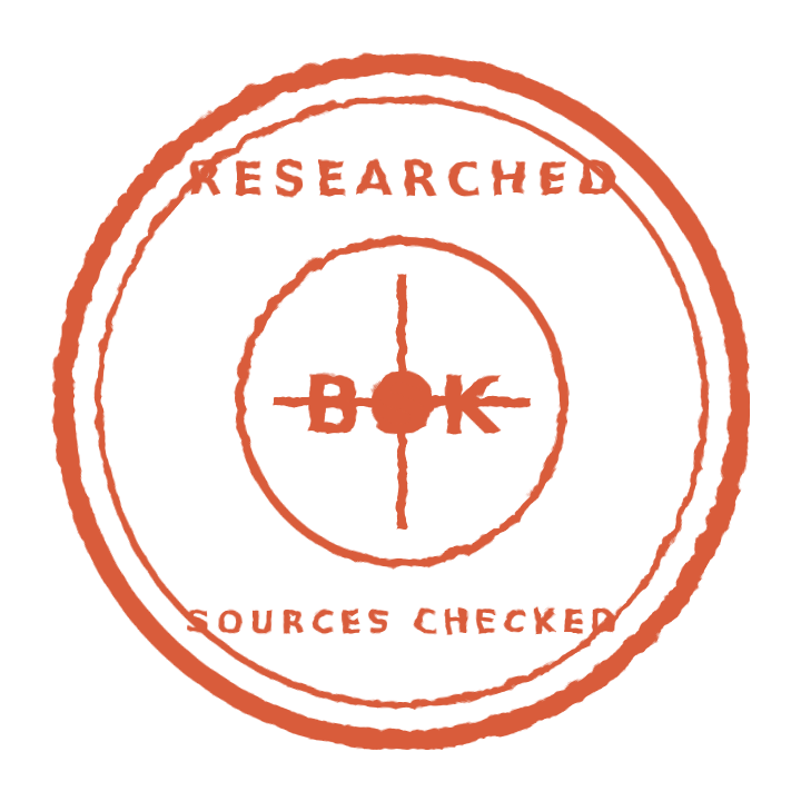 Researched: sources checked by Beach Survival Kit