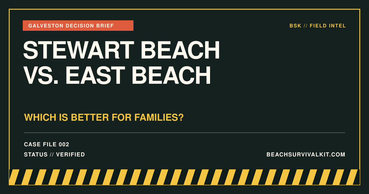 Stewart Beach vs. East Beach: Which Galveston Beach Is Better for Families?